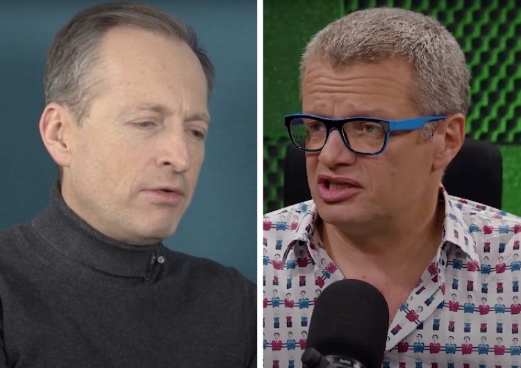 Konrad Piasecki i Marcin Meller Meller bronił Piaseckiego na antenie TVN24. Widzowie są wściekli