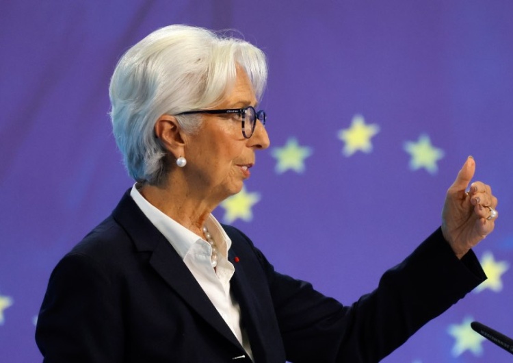 Prezes EBC Christine Lagarde Jest decyzja Europejskiego Banku Centralnego. Stopy procentowe w górę