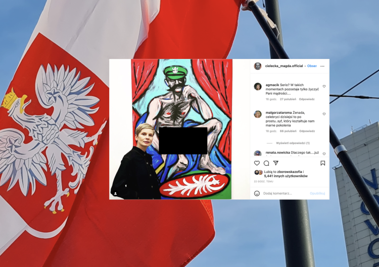 Szokujący post Magdaleny Cieleckiej Szokujące zdjęcie znanej celebrytki z okazji Święta Niepodległości. Internauci nie mieli litości