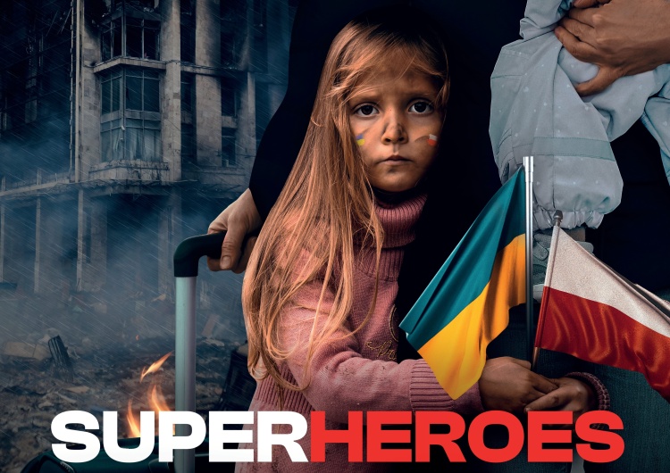 Plakat filmu dokumentalnego „Superheroes” Już niebawem premiera polskiego dokumentalnego filmu o Ukrainie. „Superheroes” jest inspiracją dla wszystkich