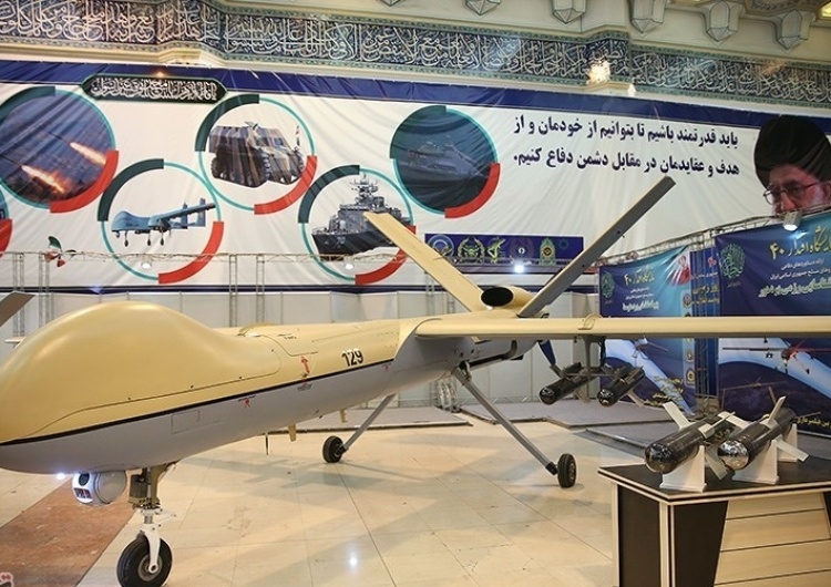 Irański dron Shaded 129 Irańskie drony używane na Ukrainie zbudowane z części z UE i USA?