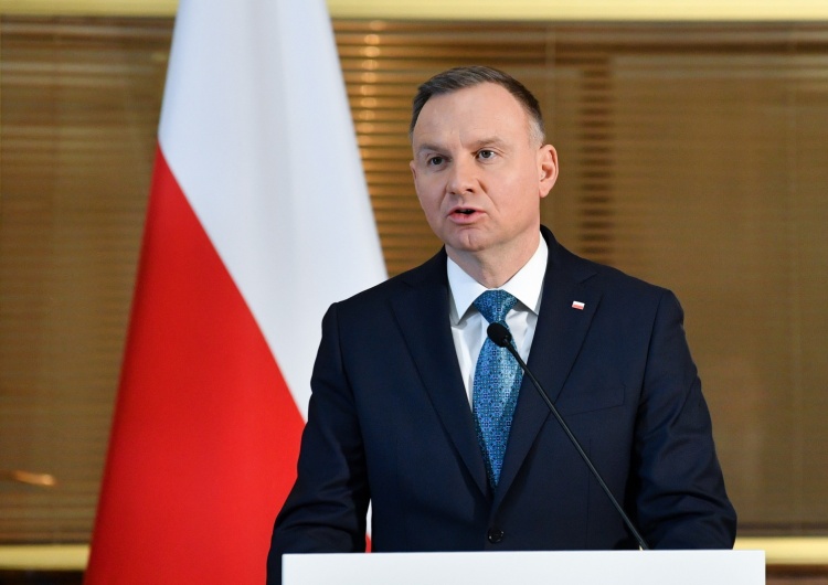 Andrzej Duda Prezydent Duda: Byłoby dobrze, gdyby baterie Patriot stały w pewnej odległości od polskiej granicy