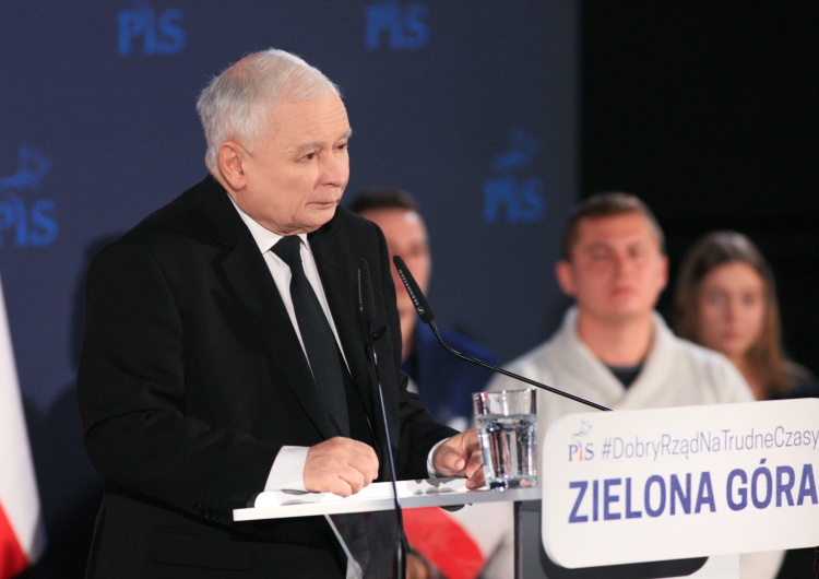 Jarosław Kaczyński w Zielonej Górze Jarosław Kaczyński: Niemcy musza ponieść ciężkie straty reputacyjne
