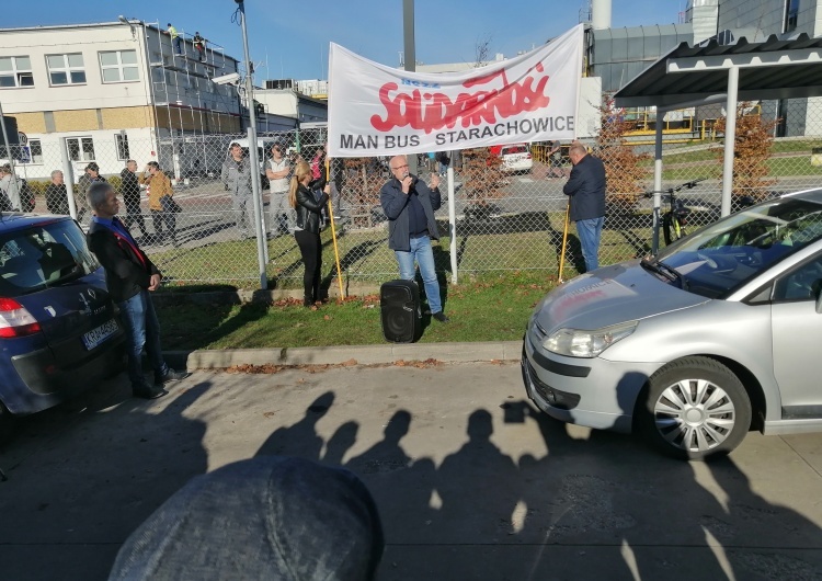  Świętokrzyska Solidarność o zwolnieniach w MAN Bus Starachowice