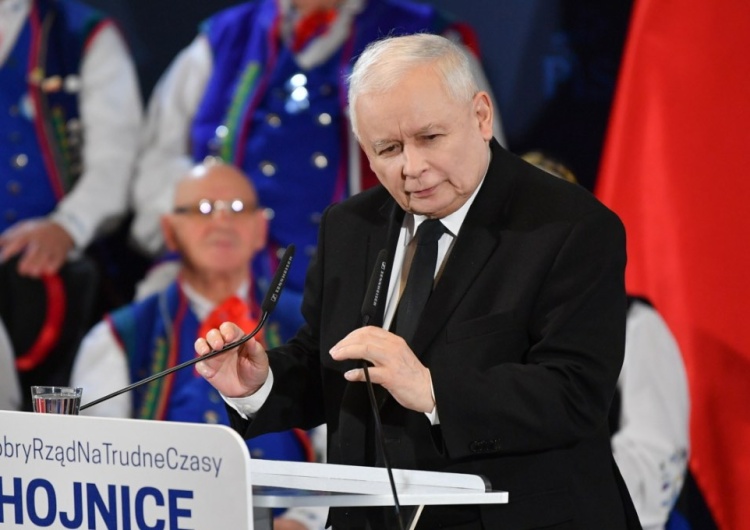 Jarosław Kaczyński Zamieszanie podczas spotkania z prezesem PiS. „My nie organizujemy awanturników i lumpów”