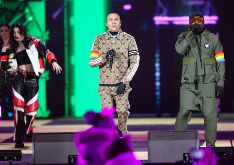 Występ zespołu Black Eyed Peas podczas koncertu pt. 