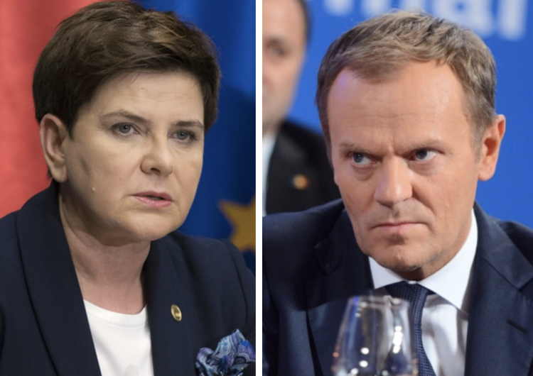 Beata Szydło i Donald Tusk „Skończyło się wprowadzeniem rozwiązań najbardziej dotkliwych dla obywateli”. Szydło punktuje Tuska