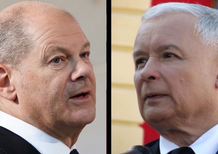 Kanclerz Niemiec Olaf Scholz | prezes PiS Jarosław Kaczyński „Die Welt”: „Niemcy gotowe na »pewne kwoty odszkodowań«, ale polski rząd nie jest zainteresowany”