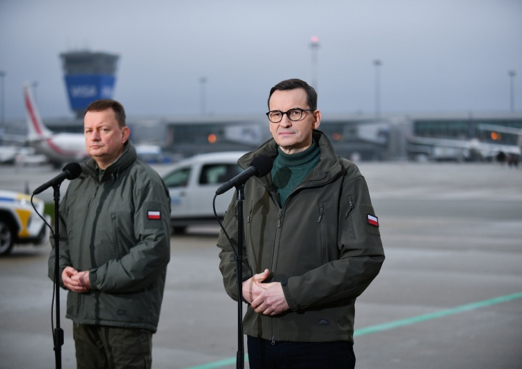 Mateusz Morawiecki i Mariusz Błaszczak  Niemieckie media: Polska chce trwale osłabić Rosję