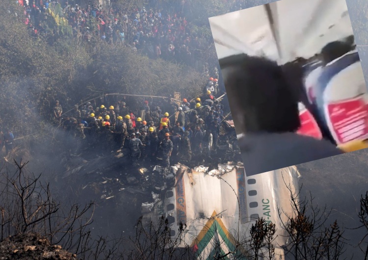 Katastrofa samolotu w Nepalu Koszmar w Nepalu. Jeden z pasażerów rozbitego samolotu nagrał moment katastrofy [WIDEO]