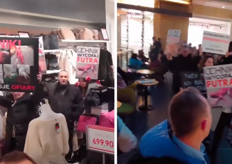  Warszawa: Awantura w Złotych Tarasach. Aktywiści protestowali przeciwko polskiej firmie