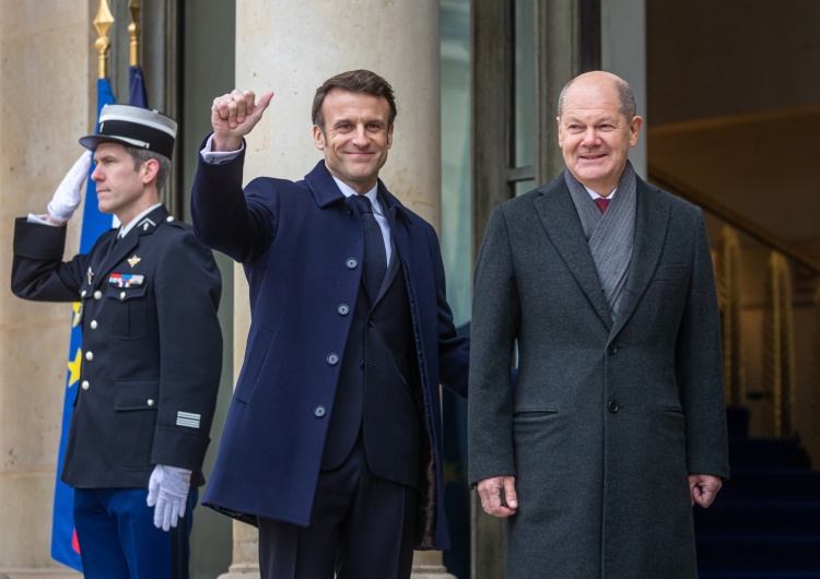 Macron i Scholz Koniec