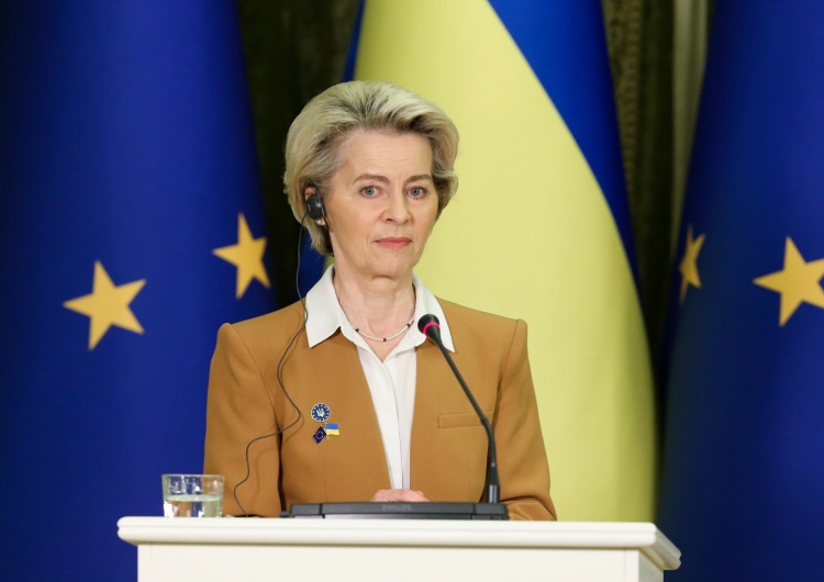 Przewodnicząca Komisji Europejskiej Ursula von der Leyen Von der Leyen w Kijowie: UE planuje nowe sankcje wobec Rosji przed rocznicą jej inwazji na Ukrainę