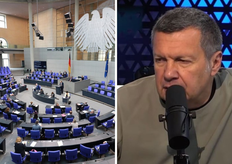 Bundestag, Niemcy/ Władimir Sołowjow Skandal w Niemczech. Poseł Bundestagu wystąpił w programie Sołowiowa