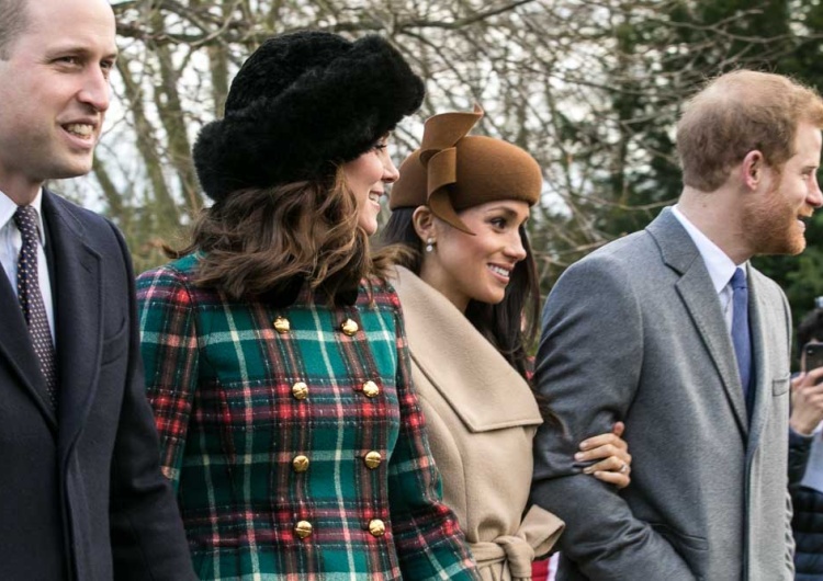 Książę William i Harry wraz z małżonkami - Kate Middleton i Meghan Markle Burza w Pałacu Buckingham. Książę William chce pozwać księcia Harry’ego