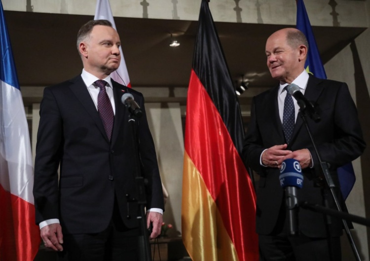 Andrzej Duda oraz Olaf Scholz na Konferencji Bezpieczeństwa w Monachium Niemieckie media: Polska zyskuje na znaczeniu w Europie