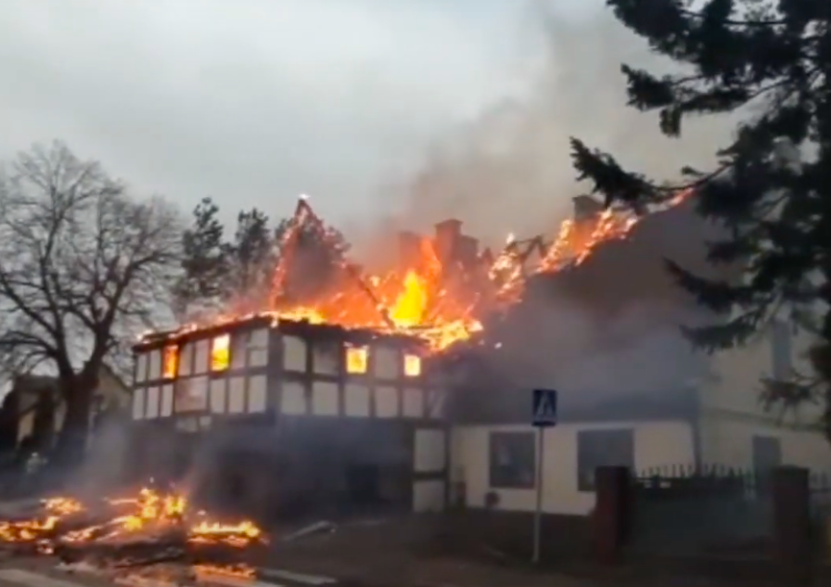 Pożar w Krzywym Kole Spłonął ośrodek Caritas w Krzywym Kole